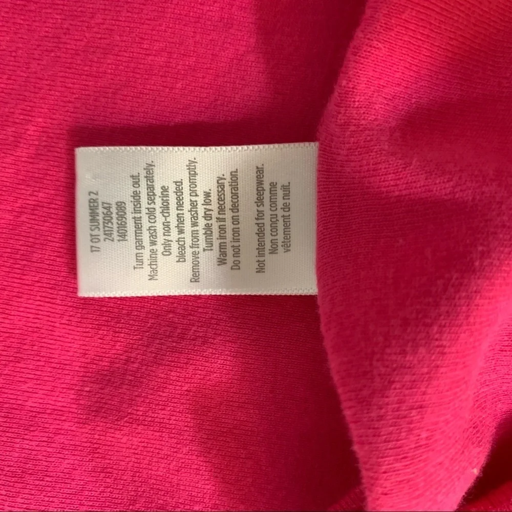 Girls Gymboree Pink Flip Flop Graphic Pink Top